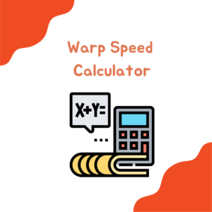 Warp Speed Calculator